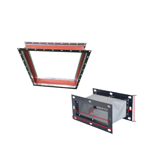 成品方形角铁法兰硅胶&玻纤防火软接